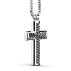 Colliers | Zancan Gioielli Zancan Silver Necklace With Cross Pendant.