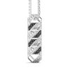 Colliers | Zancan Gioielli Collier Zancan En Argent Avec Pendentif Plaque Et Pierres. Noir