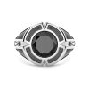 Bagues | Zancan Gioielli Zancan Silver Signet Ring With Central Onyx Stone. 18