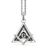 Colliers | Zancan Gioielli Zancan Silver Necklace With Freemason Pendant.