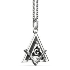 Colliers | Zancan Gioielli Zancan Silver Necklace With Freemason Pendant.