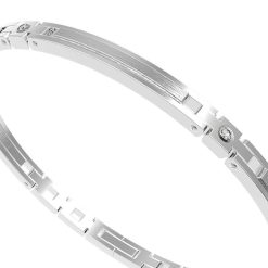 Bracelets | Zancan Gioielli Zancan Rigid Glossy And Polished Steel Bracelet.