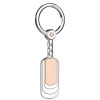 Porte-Cles | Zancan Gioielli Zancan Silver And 18K Rose Gold Keychain.