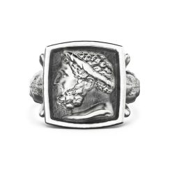 Bagues | Zancan Gioielli Zancan Silver Ring With Adonis. 18