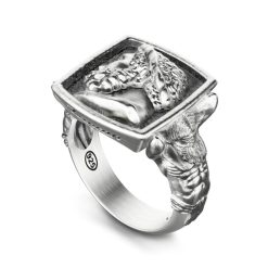 Bagues | Zancan Gioielli Zancan Silver Ring With Adonis. 18