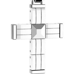 Colliers | Zancan Gioielli Zancan Steel Necklace With Cross