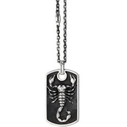 Colliers | Zancan Gioielli Zancan Silver Necklace With Scorpion On Tag Pendant.