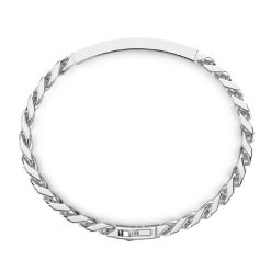 Bracelets | Zancan Gioielli Zancan Curb Chain Silver Bracelet With Tag. 19