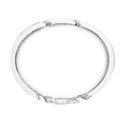 Bracelets | Zancan Gioielli Bracelet Jonc Zancan Avec Gourmette Souple En Argent Avec Pierres. Noir