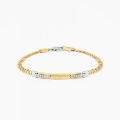 Bracelets | Zancan Gioielli Zancan Yellow Gold Bracelet With Diamonds.