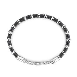 Bracelets | Zancan Gioielli Zancan Soft Silver Beads And Tubular Element Bracelet. Noir