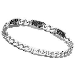 Bracelets | Zancan Gioielli Zancan Silver Curb Chain Bracelet With Tags.